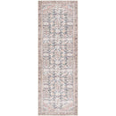 Amberlie Traditional Dark Brown Washable Area Rug
