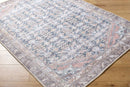 Amberlie Traditional Dark Brown Washable Area Rug