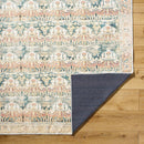 Kathaleen Traditional Apricot Washable Area Rug