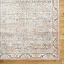 Brenin Traditional Light Brown Washable Area Rug