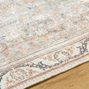 Brenin Traditional Light Brown Washable Area Rug