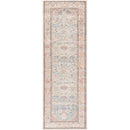 Kyeisha Traditional Pale Blue Washable Area Rug