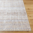 Epifanio Traditional Dark Brown Washable Area Rug