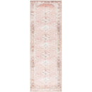 Candise Traditional Dusty Pink Washable Area Rug