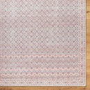 Hardin Traditional Rust Washable Area Rug