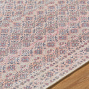 Hardin Traditional Rust Washable Area Rug
