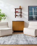 Waylon Cottage Light Silver Area Rug