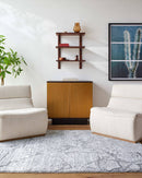 Dustee Cottage Metallic - Silver Area Rug