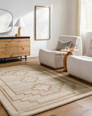 Colona Global Dark Brown/Light Beige Area Rug