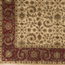 Serra Modern Tan/Brick Red Area Rug