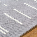 Rivkah Modern Slate Gray Area Rug