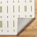 Rivkah Modern Olive Green Area Rug