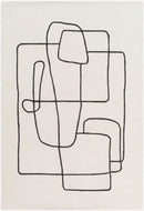Uzoamaka Modern Ivory Area Rug