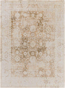 Chinenye Traditional Rust Washable Area Rug