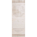 Elk Falls Modern Desert Tan Washable Area Rug
