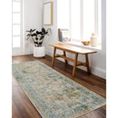 Elkhorn Traditional Silver Washable Area Rug