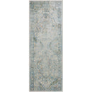 Elsmore Traditional Slate Washable Area Rug