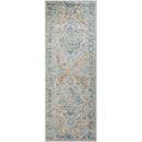 Estill Traditional Slate Washable Area Rug