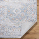 Stephen Traditional Slate Washable Area Rug