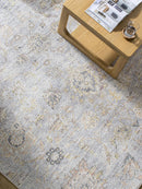 Olympic Traditional Gray/Light Beige Area Rug - Our PNW Home x Livabliss