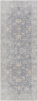 Olympic Traditional Charcoal/Sky Blue Area Rug - Our PNW Home x Livabliss
