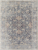 Olympic Traditional Charcoal/Sky Blue Area Rug - Our PNW Home x Livabliss