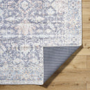 Olympic Traditional Charcoal/Sky Blue Area Rug - Our PNW Home x Livabliss
