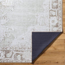Rainier Traditional Cream/Light Brown Washable Area Rug - Our PNW Home x Livabliss