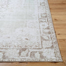 Rainier Traditional Cream/Light Brown Washable Area Rug - Our PNW Home x Livabliss
