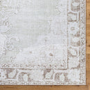 Rainier Traditional Cream/Light Brown Washable Area Rug - Our PNW Home x Livabliss