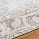 Rainier Traditional Cream/Light Brown Washable Area Rug - Our PNW Home x Livabliss