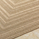 Zenia Cottage Light Brown Area Rug