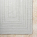 Zenia Cottage Light Gray Area Rug