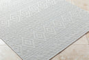 Teaira Modern Light Silver Area Rug