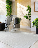 Atia Modern Light Silver Area Rug