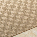 Tiphanie Cottage Light Brown Area Rug