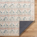 Jamilee Traditional Rust Washable Area Rug