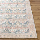 Jamilee Traditional Rust Washable Area Rug