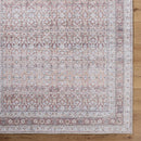 Zehra Traditional Brown Washable Area Rug