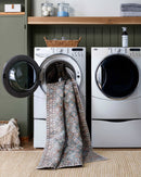 Rommy Traditional Dark Green Washable Area Rug