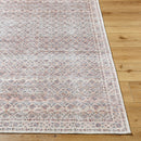 Roneisha Traditional Eggplant Washable Area Rug