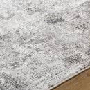 Zully Modern Charcoal Washable Area Rug