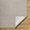 Ramsay Modern Tan/Taupe Washable Area Rug