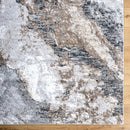 Joshual Modern Dark Brown Area Rug