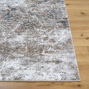 Janay Modern Black/Dark Brown Area Rug