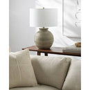 Dino Traditional Gray/White Table Lamp