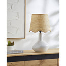 Eiman Rustic Wheat/White Table Lamp
