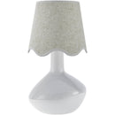 Eiman Rustic White/Wheat Table Lamp