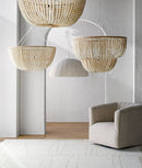 Babatunde Traditional Cream Ceiling Lighting