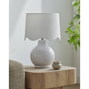 Tereza Rustic White Table Lamp